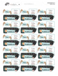 Set LAMA etichete mini (45 buc.)
