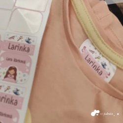 Set PRINȚESĂ etichete mini (60 buc.)