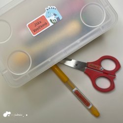 Set DINOZAUR etichete cu nume (42 buc.)