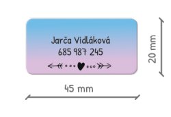 DOBRODRUŽSTVÍ samolepky 45x20 mm (24ks)