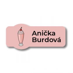 Etichete cu nume TERMOADEZIVE BUNĂTĂȚI 35x15 mm (44 buc.)