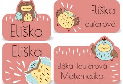 Set BUFNIȚE etichete mini (60 buc.)