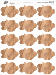 POPISOVATELNÝ ŠTÍTEK BUBLINA 48x33mm (15KS)