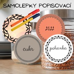 Popisovatelné štítky MODERN  35mm (20ks) 