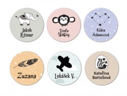 Etichete cu nume termoadezive HYGGE 30 mm (20 buc.)