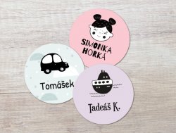 Etichete cu nume termoadezive HYGGE 30 mm (20 buc.)