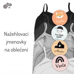 Etichete cu nume termoadezive HYGGE 30 mm (20 buc.)