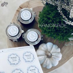 HANDMADE autocolante casă 44 mm (12 buc.)