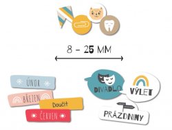 Do diáře CUTE samolepky (84ks)