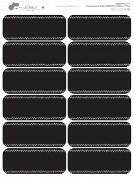Popisovatelné samolepky OBDÉLNÍK velký  70x28mm (12ks)