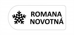 NAŽEHLOVACÍ štítky IKONA ČERNOBÍLÉ 35x15mm (44ks)