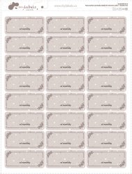 Popisovatelné samolepky OBDÉLNÍK 45x20mm (24ks)