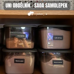 OBDÉLNÍK UNI - SADA štítků 45x20mm (24ks)