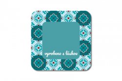 Popisovatelné samolepky MAROKO 34x34mm (20Ks)