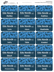 Na sešity MIX 47x35mm (15ks)
