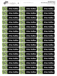 MIX jmenovky 45x10mm (45ks)
