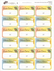 PENTRU CAIETE cu imagine 45x29 mm (18 buc.)