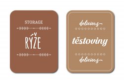 FRESH - SET de etichete 46x60 mm (9 buc.)