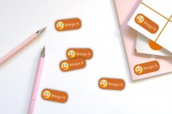 MA SMILEY etichete cu nume 35 x 14 mm (22 buc.)