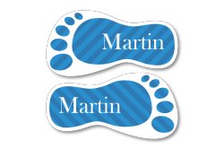 MA Etichete cu nume PENTRU ÎNCĂLȚĂMINTE 40x20 mm (8 buc.)