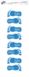MA Etichete cu nume PENTRU ÎNCĂLȚĂMINTE 40x20 mm (8 buc.)