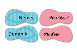 MA Jmenovky na BOTY 40x20mm (8ks)