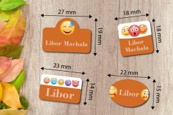 Etichete termoadezive SET SMILEY (60 buc.)