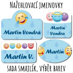 Etichete termoadezive SET SMILEY (60 buc.)