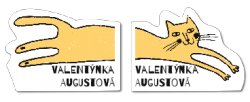 MA - KOČKA samolepky na boty 66x23,5mm (14ks)