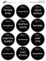 FRESH RING - SET de autocolante 44 mm (12 buc.)
