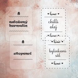 FRESH TRANSPARENT - SET de etichete 46x60 mm (9 buc.)