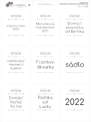 FRESH TRANSPARENT - SET de etichete 46x60 mm (9 buc.)