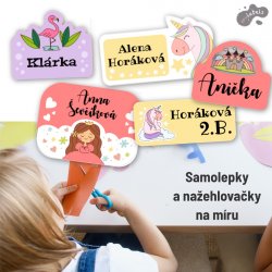 Nažehlovací JEDNOROŽEC sada (42ks)