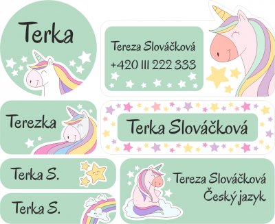 Set termoadeziv UNICORN (42 buc.)