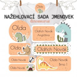 Set termoadeziv DINOZAUR (42 buc.)