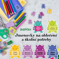 MA - BAU-BAU etichetă cu nume 30x35 mm (10 buc.)