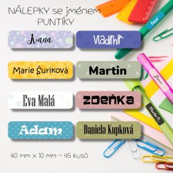 BULINE etichetă cu nume nu doar pentru articole de scris 40x10 mm (45 buc.)