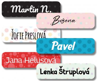 BULINE etichetă cu nume nu doar pentru articole de scris 40x10 mm (45 buc.)