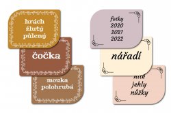 BIG SPICE - SADA etiket 47x35mm (15ks)