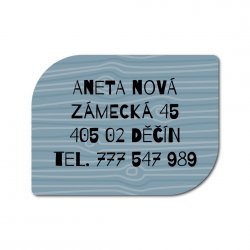 BIG SPICE - SADA etiket 47x35mm (15ks)