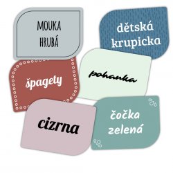 BIG SPICE - SADA etiket 47x35mm (15ks)