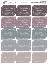 BIG SPICE - SADA etiket 47x35mm (15ks)
