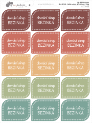 BIG SPICE - SADA etiket 47x35mm (15ks)