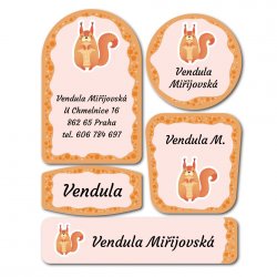 Nažehlovačky sada FAUNA (45ks)