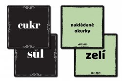 MINIMAL SET de etichete 47x47 mm (9 buc.+7 bonus)