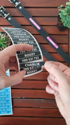 MA - OBDÉLNÍK BARVY jmenovky na psací potřeby 30x 7mm (40ks)