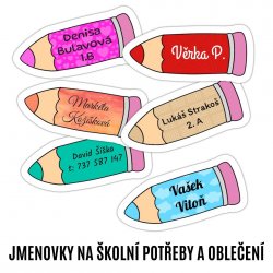 MA - TUŽKA jmenovka 35x15 mm (22ks)