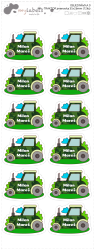MA - TRAKTOR jmenovka 35x26mm (12ks)