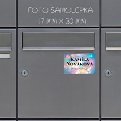 47x30 mm AUTOCOLANT FOTO, set 5x3 buc. (15 buc.)