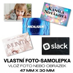 47x30 mm AUTOCOLANT FOTO, set 5x3 buc. (15 buc.)